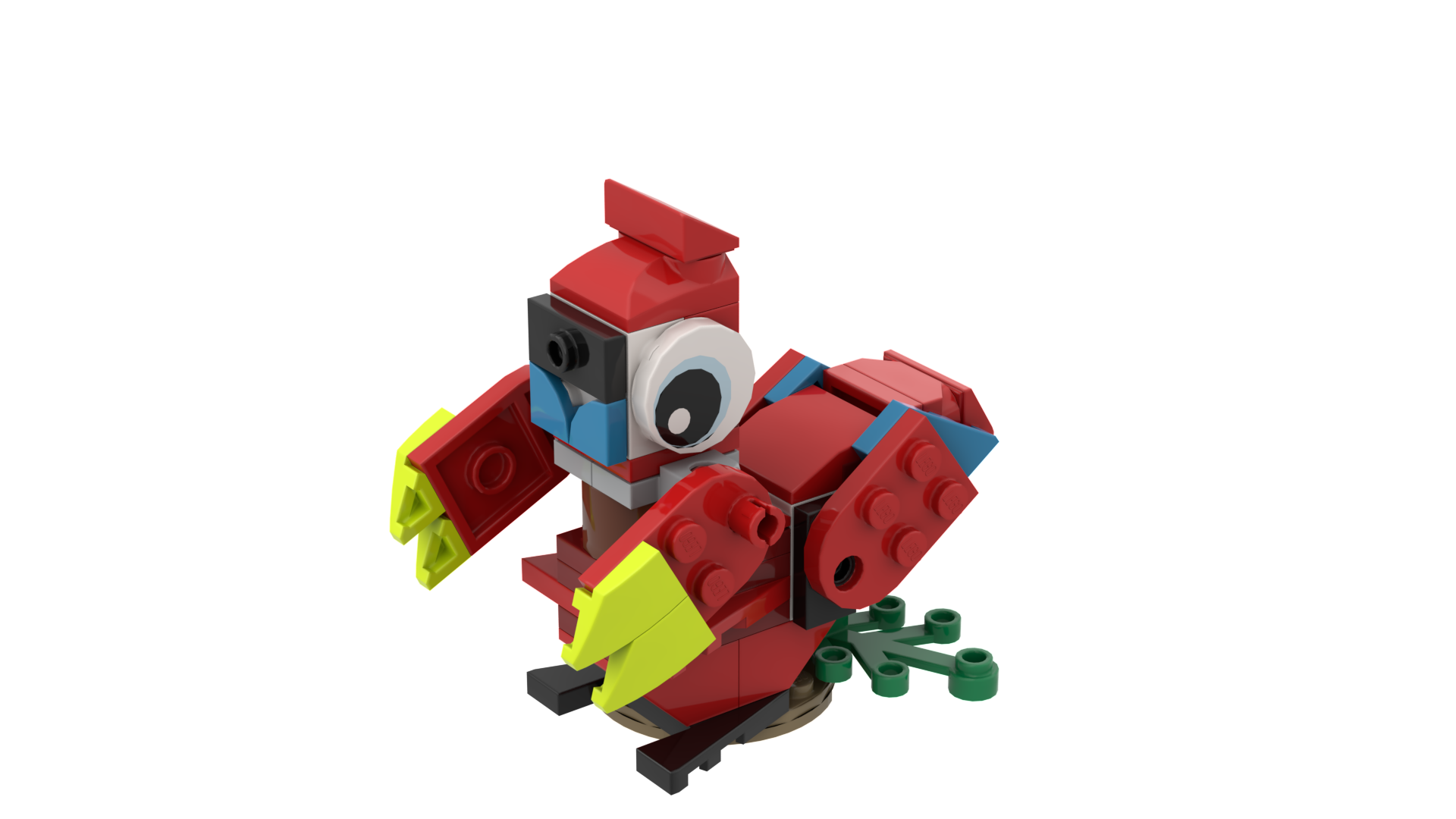 Lego model of a red squirrel