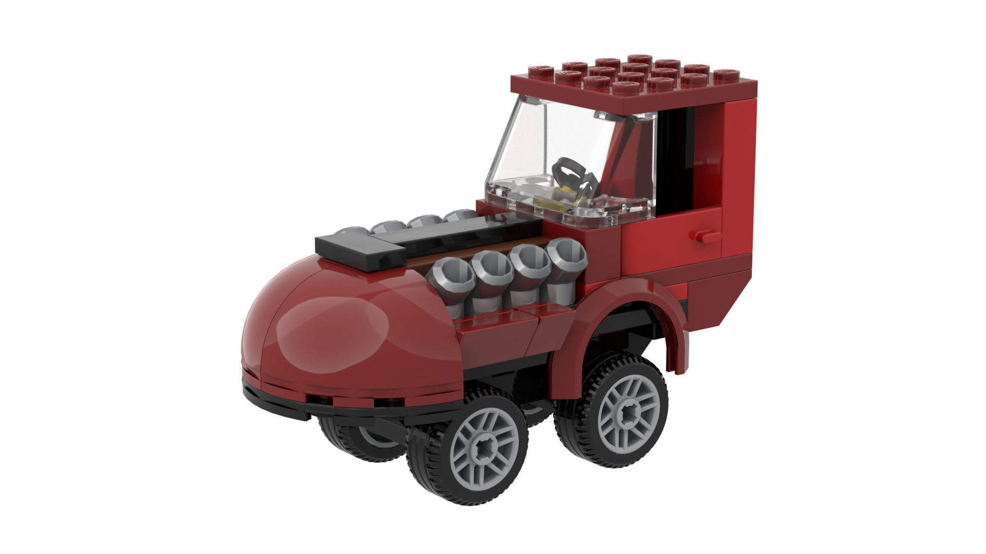 Lego model of a car shaped like a boot